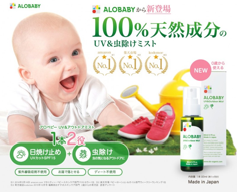 ALOBABY アロベビー UV アウトドアボディミスト